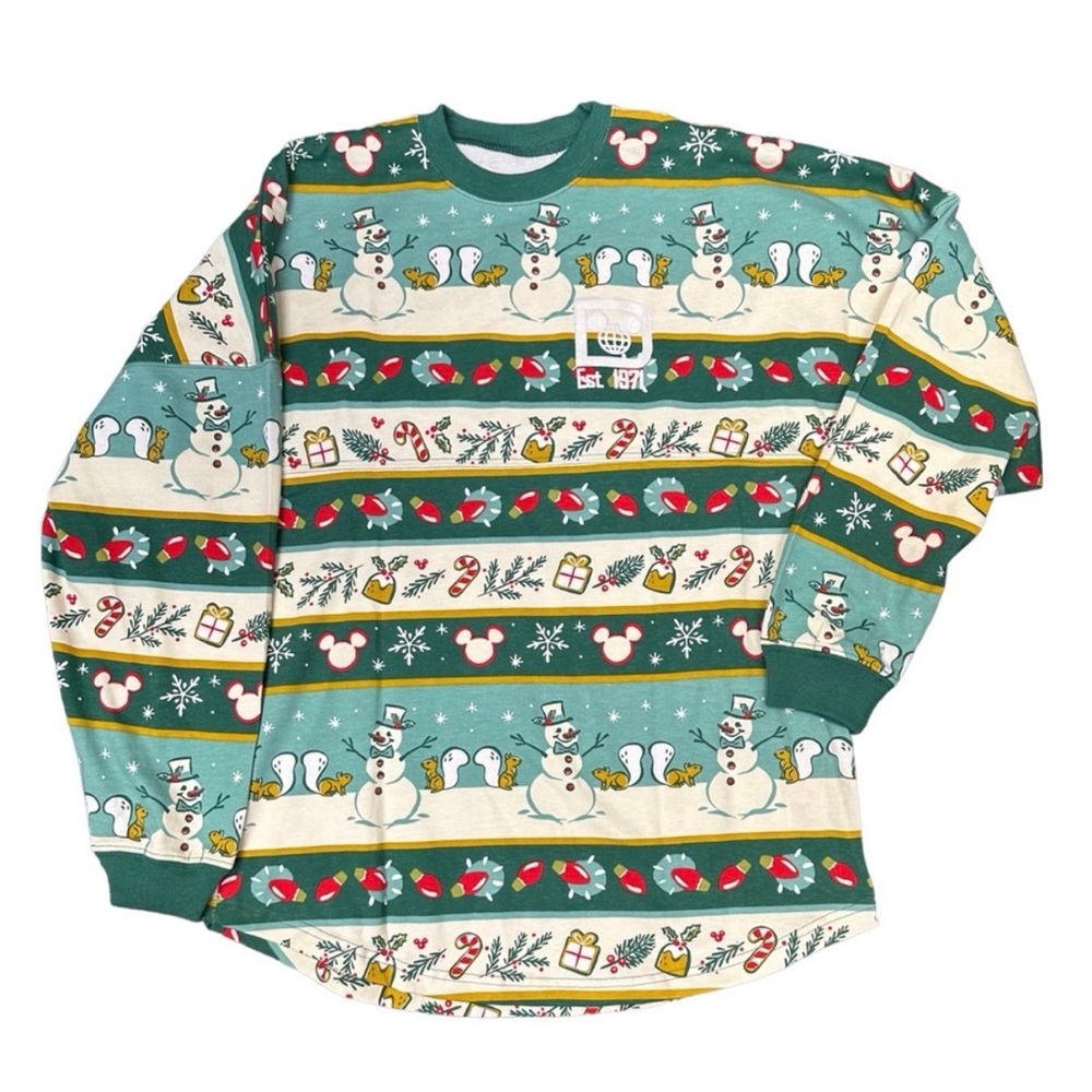 2022 Disney Parks Walt Disney World Holiday  Christmas Spirit Jersey XL